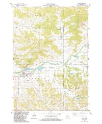 Download a high-resolution, GPS-compatible USGS topo map for Blair, WI (1984 edition)
