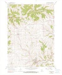 Download a high-resolution, GPS-compatible USGS topo map for Bloomington, WI (1990 edition)