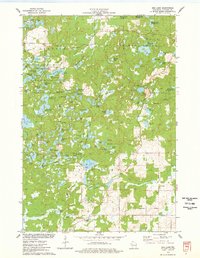 preview thumbnail of historical topo map of Chippewa County, WI in 1975