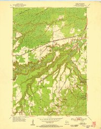 Download a high-resolution, GPS-compatible USGS topo map for Borea, WI (1955 edition)