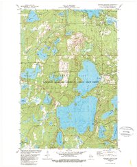 Download a high-resolution, GPS-compatible USGS topo map for Boulder Junction, WI (1989 edition)