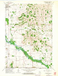 Download a high-resolution, GPS-compatible USGS topo map for Brodhead East, WI (1964 edition)