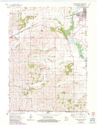 Download a high-resolution, GPS-compatible USGS topo map for Brodhead West, WI (1983 edition)