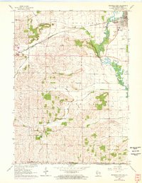 Download a high-resolution, GPS-compatible USGS topo map for Brodhead West, WI (1972 edition)