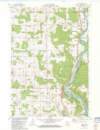 Download a high-resolution, GPS-compatible USGS topo map for Brokaw, WI (1983 edition)