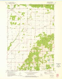 Download a high-resolution, GPS-compatible USGS topo map for Bryant, WI (1976 edition)