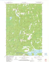 preview thumbnail of historical topo map of Douglas County, WI in 1982