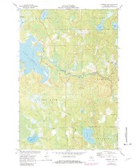 Download a high-resolution, GPS-compatible USGS topo map for Burrows Lake, WI (1982 edition)