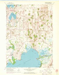 preview thumbnail of historical topo map of Jefferson County, WI in 1961
