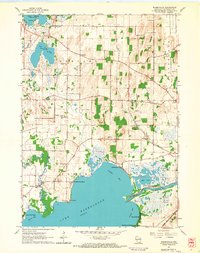 preview thumbnail of historical topo map of Jefferson County, WI in 1961