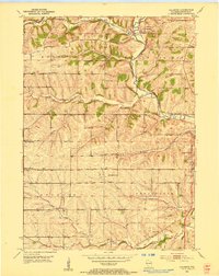 Download a high-resolution, GPS-compatible USGS topo map for Calamine, WI (1954 edition)