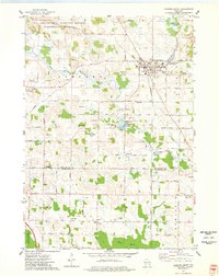 preview thumbnail of historical topo map of Campbellsport, WI in 1974