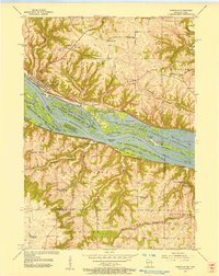 Download a high-resolution, GPS-compatible USGS topo map for Cassville, WI (1957 edition)