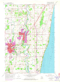 Download a high-resolution, GPS-compatible USGS topo map for Cedarburg, WI (1972 edition)