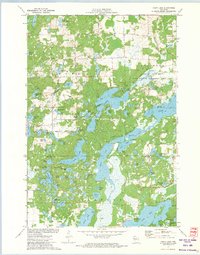 preview thumbnail of historical topo map of Rusk County, WI in 1972