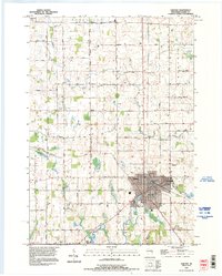 preview thumbnail of historical topo map of Chilton, WI in 1992