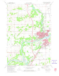 Download a high-resolution, GPS-compatible USGS topo map for Chippewa Falls, WI (1975 edition)