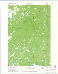 preview thumbnail of historical topo map of Douglas County, WI in 1971
