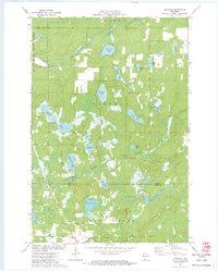 preview thumbnail of historical topo map of Douglas County, WI in 1971