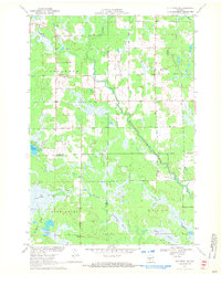 preview thumbnail of historical topo map of Wood County, WI in 1970