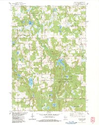 preview thumbnail of historical topo map of Polk County, WI in 1983