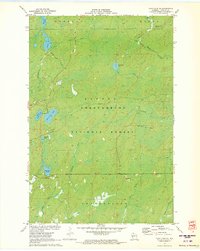 preview thumbnail of historical topo map of Ashland County, WI in 1971