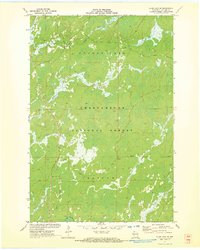 Download a high-resolution, GPS-compatible USGS topo map for Clam Lake SE, WI (1973 edition)