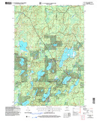 Download a high-resolution, GPS-compatible USGS topo map for Clam Lake, WI (2006 edition)