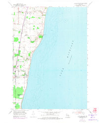 1954 Map of Manitowoc County, WI, 1974 Print