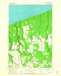Download a high-resolution, GPS-compatible USGS topo map for Cloverland, WI (1962 edition)