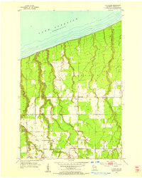 Download a high-resolution, GPS-compatible USGS topo map for Cloverland, WI (1955 edition)