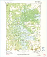 Download a high-resolution, GPS-compatible USGS topo map for Coloma SW, WI (1990 edition)