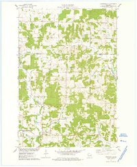 preview thumbnail of historical topo map of Dunn County, WI in 1975