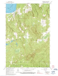 Download a high-resolution, GPS-compatible USGS topo map for Cornucopia, WI (1992 edition)