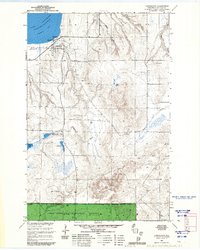 1964 Map of Cornucopia, WI, 1965 Print