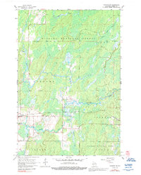 preview thumbnail of historical topo map of Forest County, WI in 1965