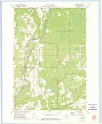 preview thumbnail of historical topo map of Rusk County, WI in 1972