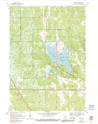 Download a high-resolution, GPS-compatible USGS topo map for Cutler, WI (1991 edition)