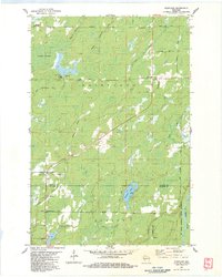 preview thumbnail of historical topo map of Douglas County, WI in 1983