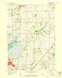 Download a high-resolution, GPS-compatible USGS topo map for De Forest, WI (1960 edition)
