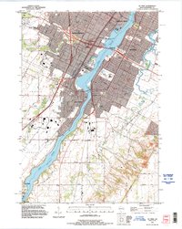 1992 Map of Allouez, WI, 1996 Print