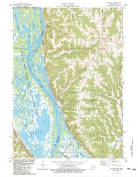 Download a high-resolution, GPS-compatible USGS topo map for De Soto, WI (1983 edition)