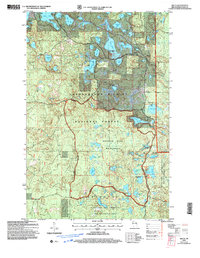 Download a high-resolution, GPS-compatible USGS topo map for Delta, WI (2006 edition)
