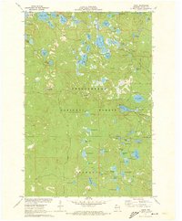 preview thumbnail of historical topo map of Bayfield County, WI in 1971