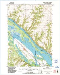 Download a high-resolution, GPS-compatible USGS topo map for Diamond Bluff West, WI (1995 edition)