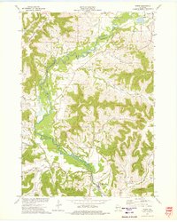 Download a high-resolution, GPS-compatible USGS topo map for Dodge, WI (1975 edition)