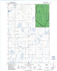 Download a high-resolution, GPS-compatible USGS topo map for Dover, WI (1992 edition)