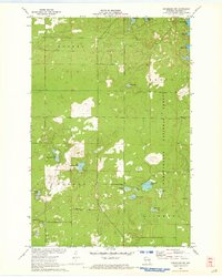 preview thumbnail of historical topo map of Bayfield County, WI in 1971