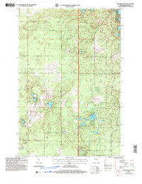 Download a high-resolution, GPS-compatible USGS topo map for Drummond NW, WI (2006 edition)