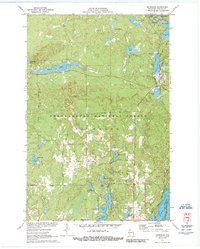 Download a high-resolution, GPS-compatible USGS topo map for Drummond, WI (1989 edition)